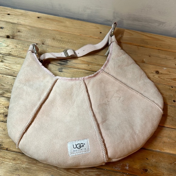 UGG Handbags - Ugg Australia Handbag Purse sheepskin baby pink vintage
